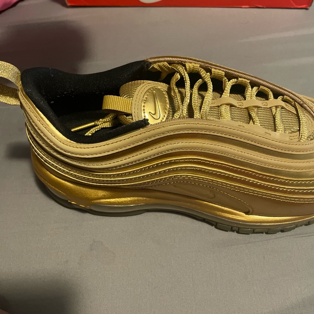Nike Gold Air Max 97 Sneakers